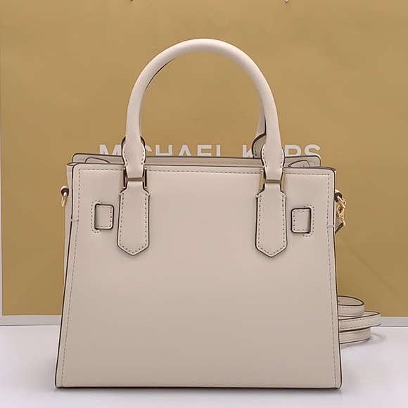 MICHAEL KORS Hamilton Small Two-Tone Satchel GOLDEN ROD MULTI color - Picture 4 of 16